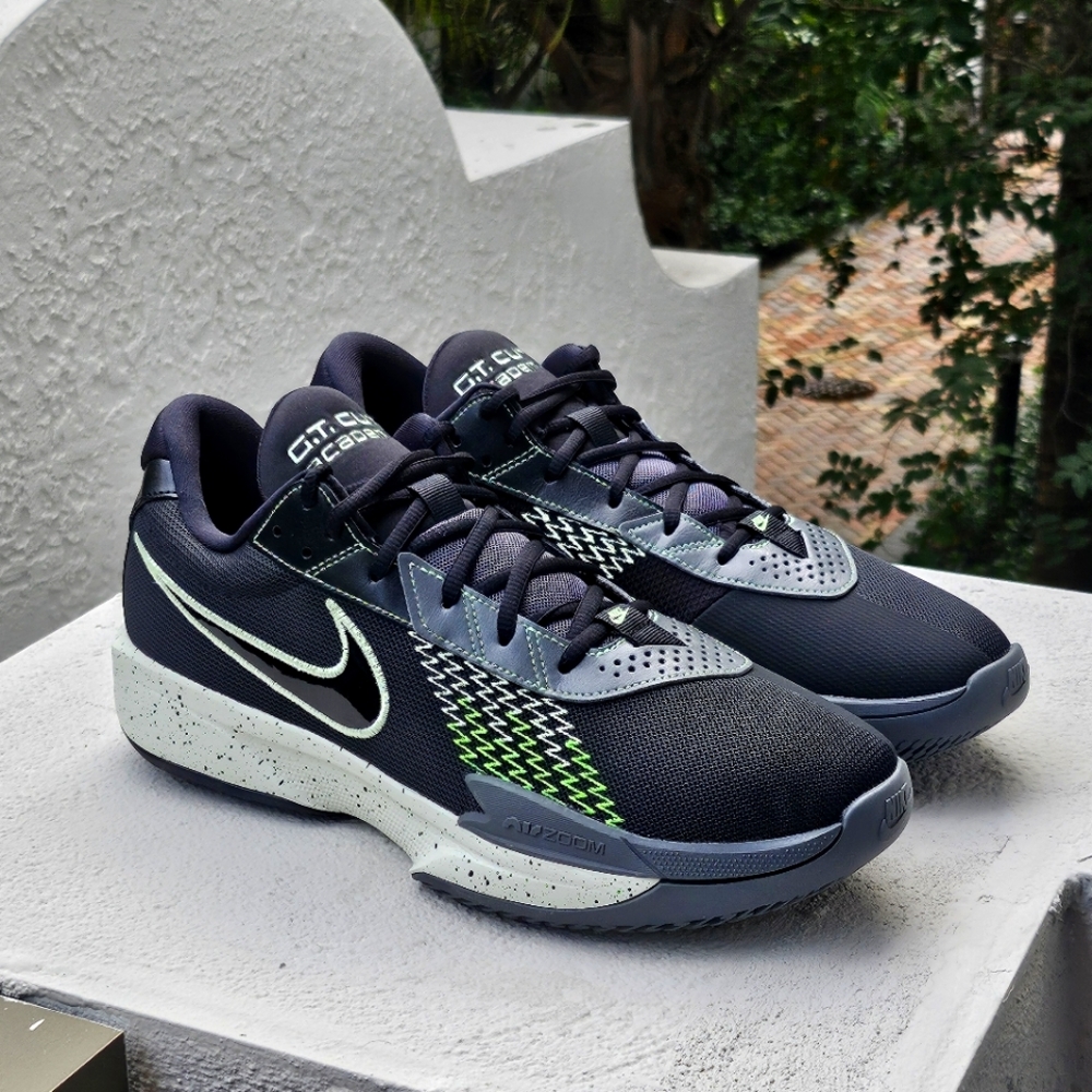 Size 12.5 - Nike GT Cut Academy 'Black Green Strike'